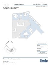 1990 S Bundy Dr, Los Angeles, CA à louer Plan d’étage– Image 1 sur 11