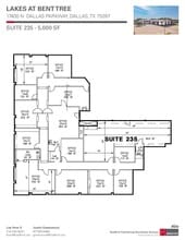 17400 N Dallas Pky, Dallas, TX à louer Plan d’étage– Image 1 sur 1