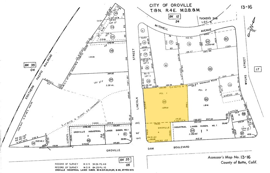 1820 Oro Dam Blvd E, Oroville, CA à louer - Plan cadastral – Image 2 sur 46
