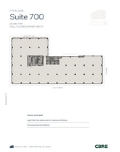 2033 K St NW, Washington, DC à louer Plan d’étage– Image 1 sur 1