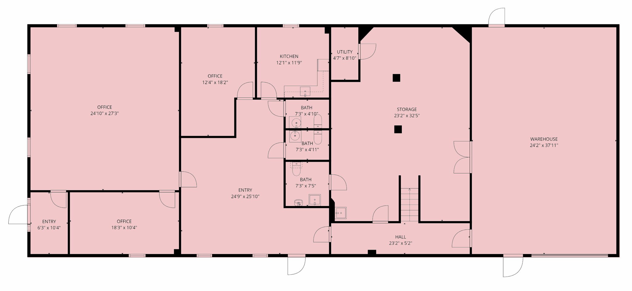 801 Coopertown Rd, Delanco, NJ à louer Plan d’étage– Image 1 sur 1