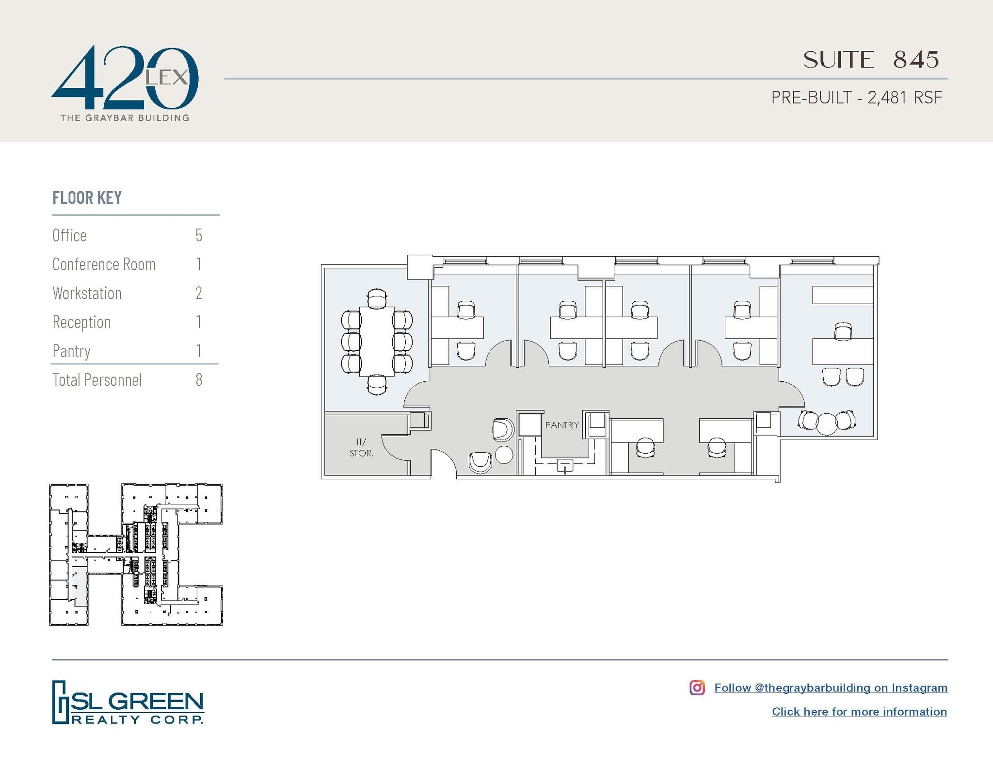 420 Lexington Ave, New York, NY à louer Plan d’étage– Image 1 sur 5