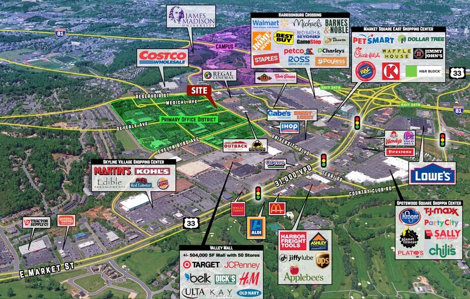 350 University Blvd, Harrisonburg, VA à vendre - Photo de l’immeuble – Image 2 sur 40