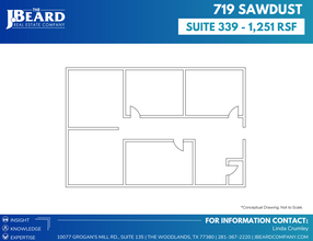 719 Sawdust Rd, The Woodlands, TX à louer Plan d’étage– Image 1 sur 1