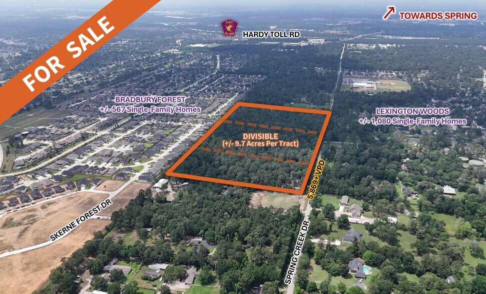 3330 Spring Creek Dr, Spring, TX à vendre - Photo principale – Image 1 sur 4