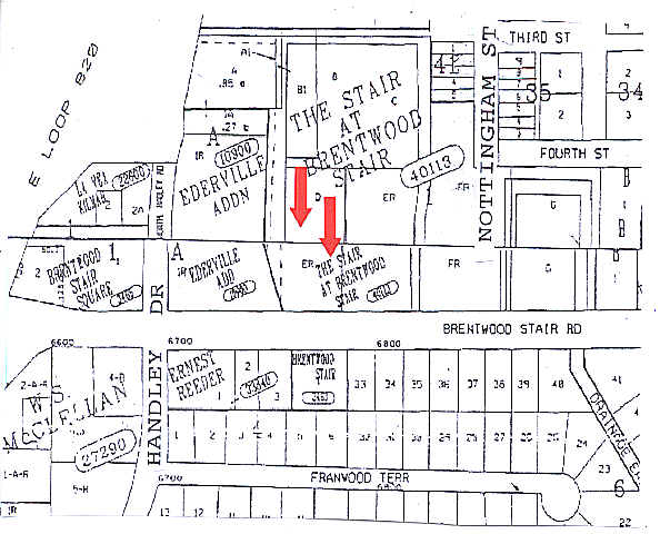 6737 Brentwood Stair Rd, Fort Worth, TX à vendre - Plan cadastral – Image 3 sur 7