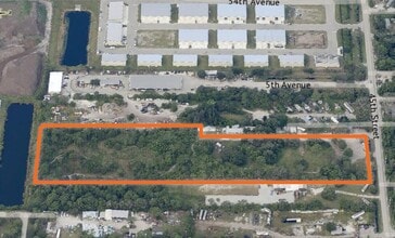 5045 45th St, Vero Beach, FL - Vue aérienne vue de carte