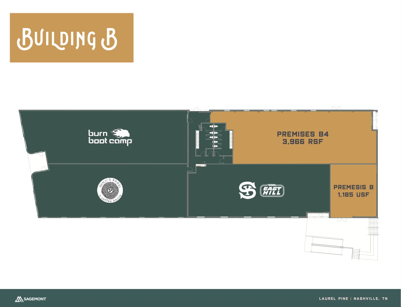 921 Cherokee Ave, Nashville, TN à louer Plan d’étage– Image 1 sur 32