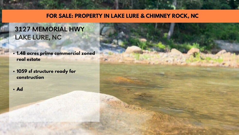 3127 Memorial Hwy, Lake Lure, NC à vendre - Vidéo sur l’annonce professionnelle – Image 2 sur 7