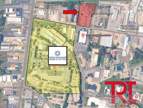 670 Crossover Rd, Tupelo, MS - Vue aérienne  vue de carte