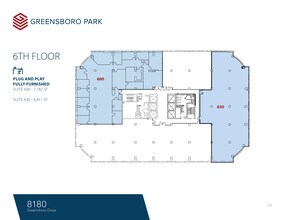 8180-8200 Greensboro Dr, McLean, VA à louer Plan d’étage– Image 1 sur 1