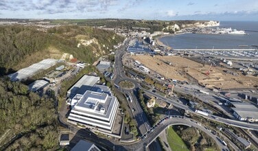 Channel View Rd, Dover, KEN - VUE AÉRIENNE  vue de carte