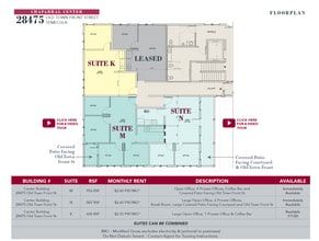 28459-28465 Old Town Front St, Temecula, CA à louer Plan d’étage– Image 1 sur 1