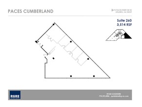 2675 Paces Ferry Rd SE, Atlanta, GA à louer Plan d’étage– Image 2 sur 2