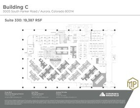 3025 S Parker Rd, Aurora, CO à louer Plan d’étage– Image 1 sur 1