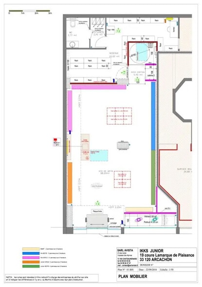 Local commercial dans Arcachon à louer - Plan d’étage – Image 2 sur 2