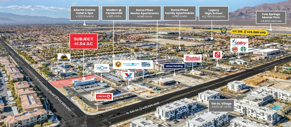 E Centennial Pky, Las Vegas, NV à vendre - Aérien – Image 1 sur 3