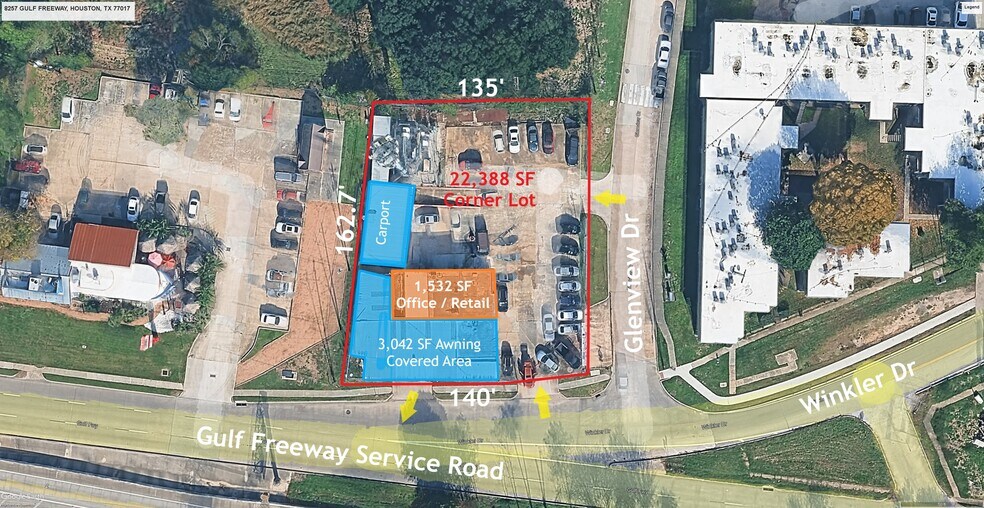 8257 Gulf Fwy, Houston, TX à louer - Aérien – Image 1 sur 20