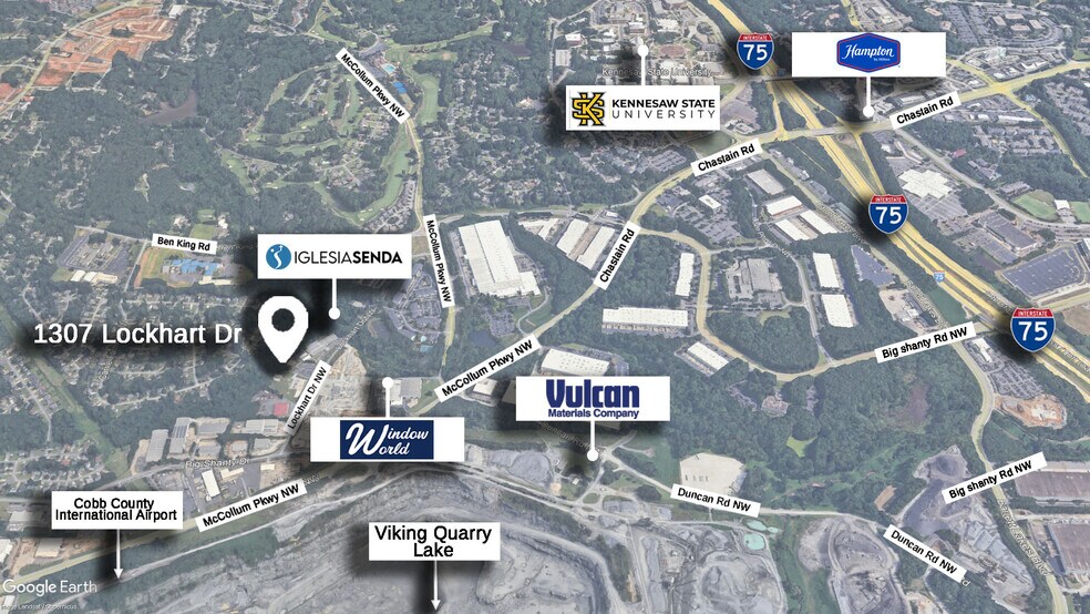 1370 Lockhart Dr NW, Kennesaw, GA à louer - Photo de l’immeuble – Image 3 sur 14