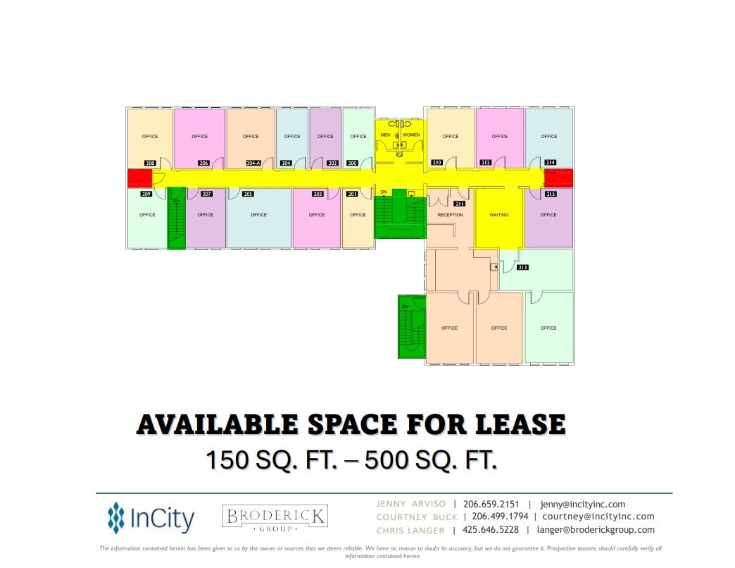 2705-2713 E Madison St, Seattle, WA à louer Plan d’étage– Image 1 sur 1
