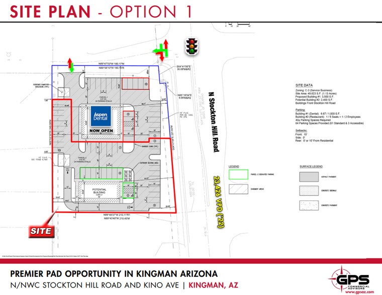 3795 Stockton Hill Rd, Kingman, AZ à louer - Plan de site – Image 2 sur 2