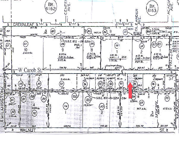 230 W Carob St, Compton, CA à louer - Plan cadastral – Image 2 sur 4