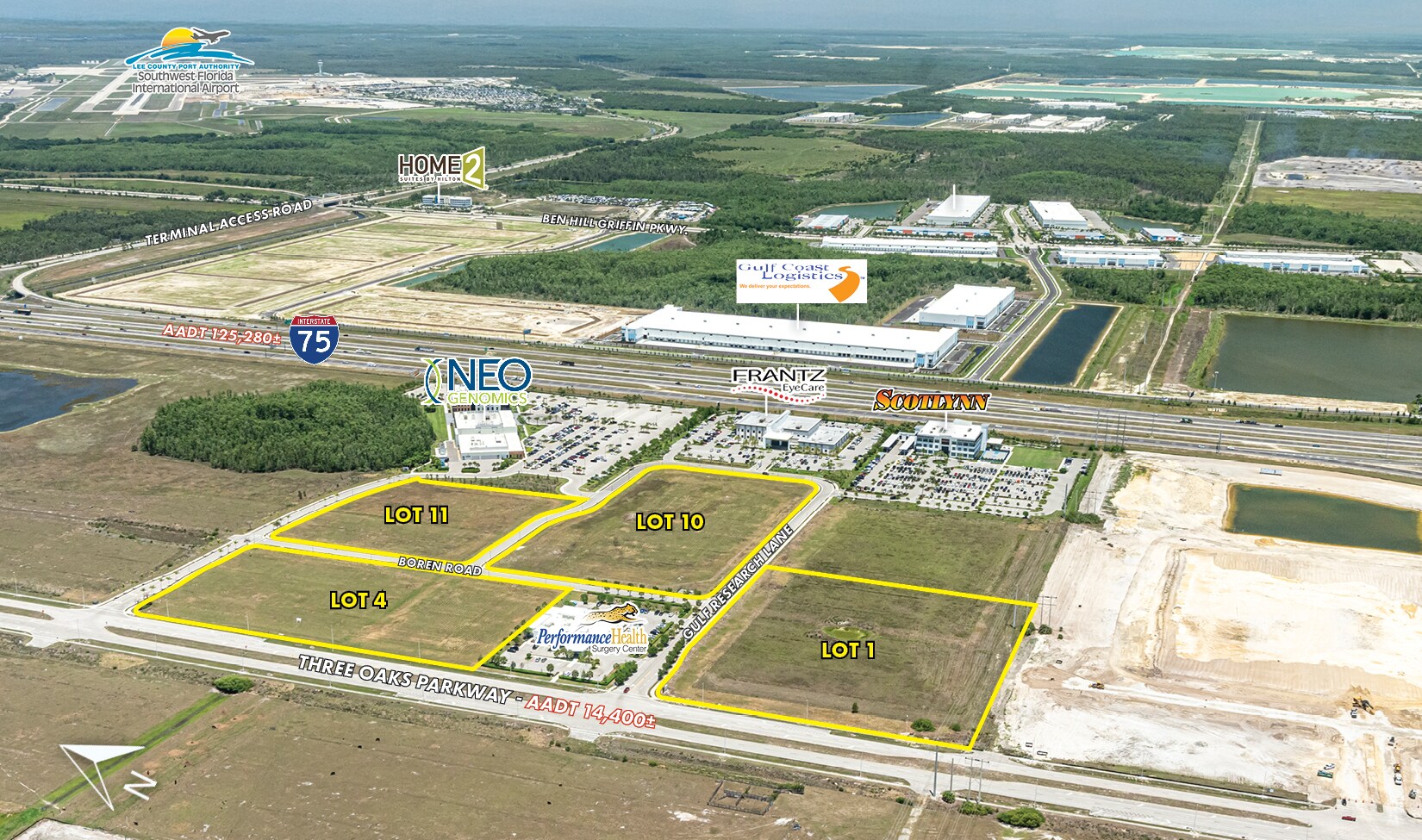 Three Oaks Pky @ Neogenomics Way, Fort Myers, FL à vendre Photo principale– Image 1 sur 2