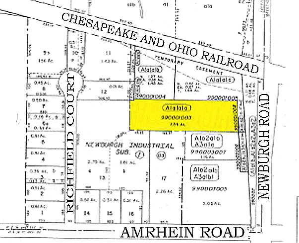 12801 Newburgh Rd, Livonia, MI à louer - Plan cadastral – Image 2 sur 5