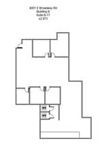4013 E Broadway Rd, Phoenix, AZ à louer Plan d’étage– Image 1 sur 1