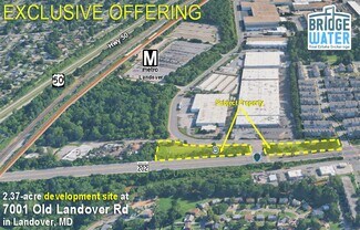 Plus de détails pour 7001 Old Landover Rd, Landover, MD - Terrain à vendre