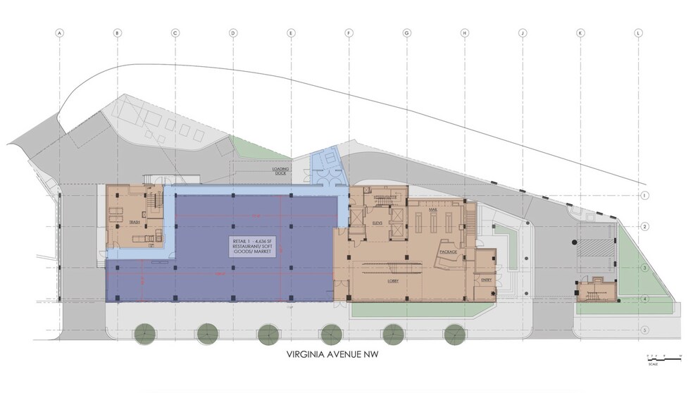 2601 Virginia Ave NW, Washington, DC à louer - Plan d’étage – Image 3 sur 12
