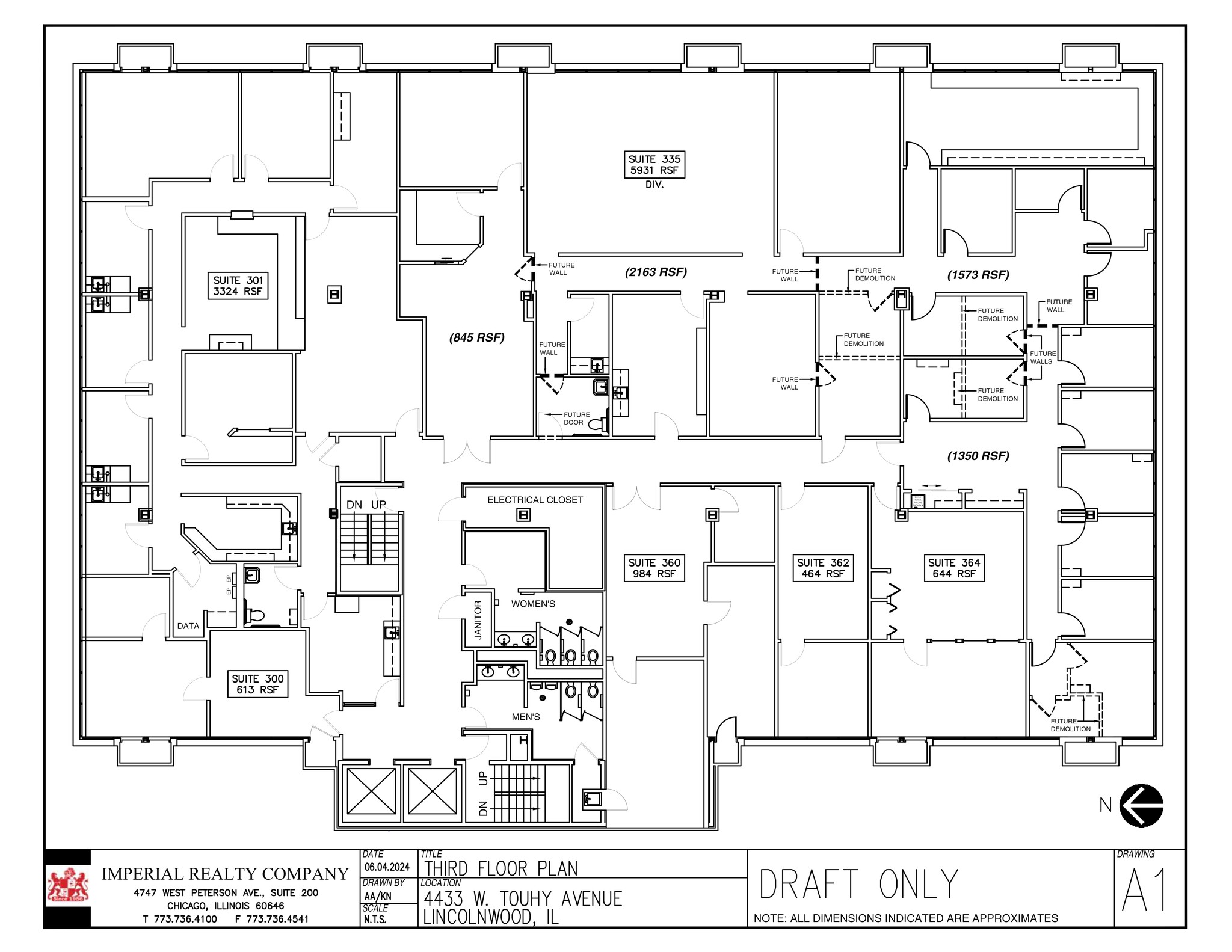 4433 W Touhy Ave, Lincolnwood, IL à louer Plan de site– Image 1 sur 1