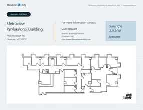 1900 Randolph Rd, Charlotte, NC à louer Plan de site– Image 2 sur 2
