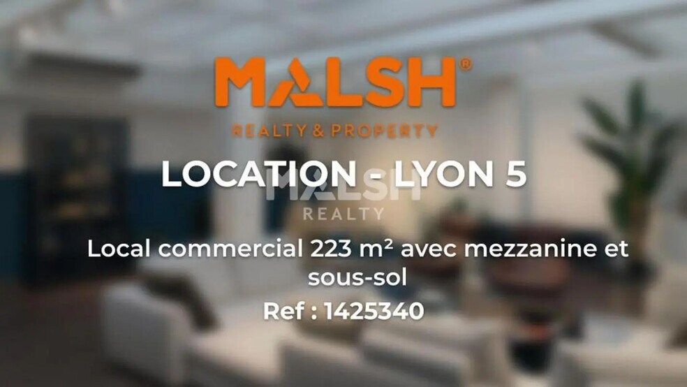Local commercial dans Lyon à louer - Photo de l’immeuble – Image 1 sur 4