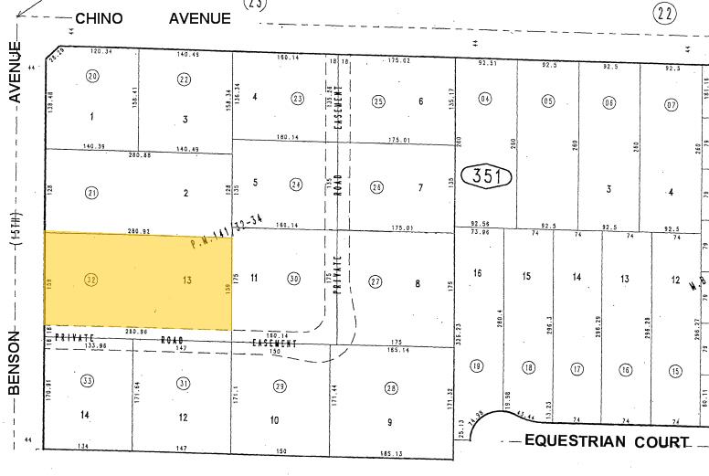 13353 Benson Ave, Chino, CA à louer - Plan cadastral – Image 3 sur 3