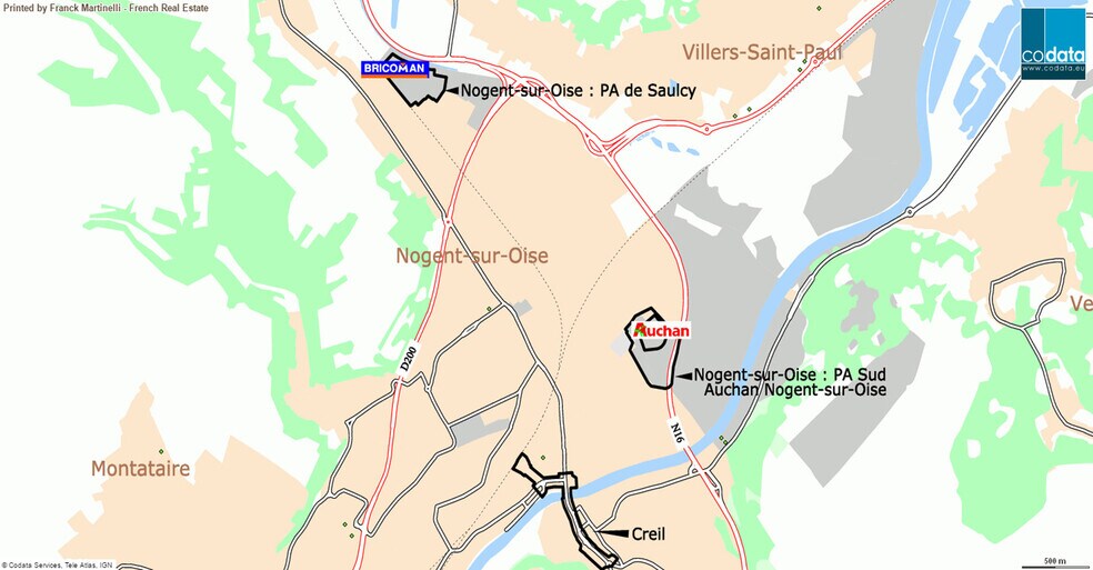 Local commercial dans Nogent-sur-Oise à louer - Plan d’étage – Image 2 sur 2