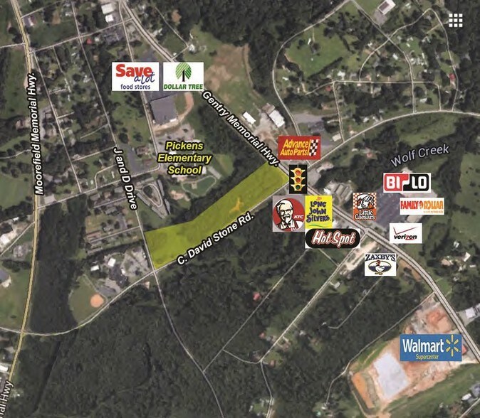 SC Highway 8 & C. David Stone Rd, Pickens, SC à vendre - Photo principale – Image 1 sur 7