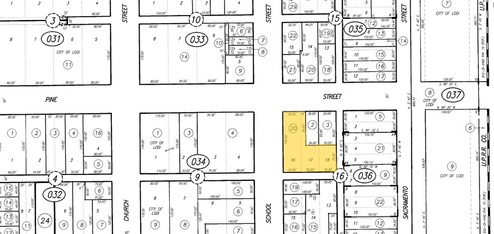 10 S School St, Lodi, CA à vendre - Plan cadastral – Image 2 sur 49