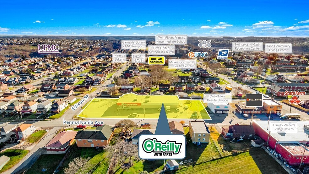 1611 Pennsylvania Ave, West Mifflin, PA à vendre - Photo de l’immeuble – Image 3 sur 5