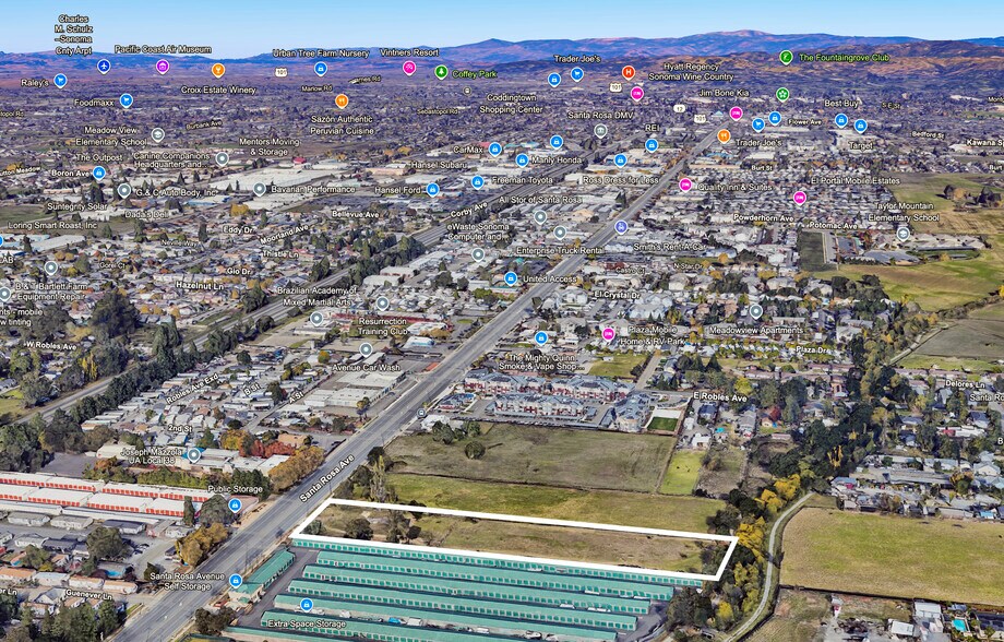 3496 Santa Rosa Ave, Santa Rosa, CA à vendre - Photo de l’immeuble – Image 2 sur 3
