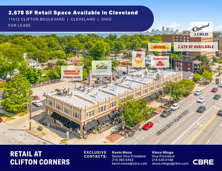 11508-11534 Clifton Blvd, Cleveland, OH à louer - Photo principale – Image 1 sur 5