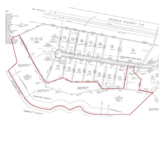 Duncan Ln, Auburn, GA à vendre - Plan cadastral – Image 2 sur 2