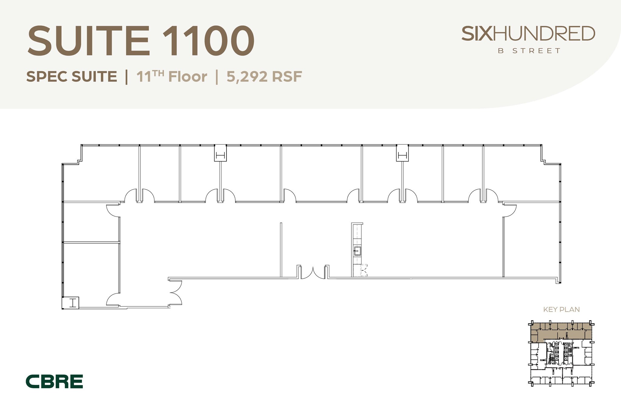 600 B St, San Diego, CA à louer Plan d’étage– Image 1 sur 1