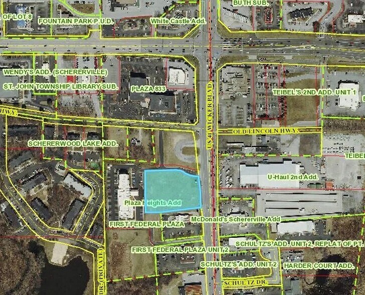 1902-1908 US 41 Hwy, Schererville, IN à louer - Plan cadastral – Image 2 sur 2