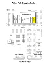 4413-4425 W Walnut St, Garland, TX à louer Plan de site– Image 1 sur 1