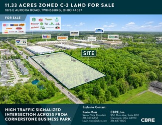 Plus de détails pour 1876 E Aurora Rd, Twinsburg, OH - Terrain à vendre