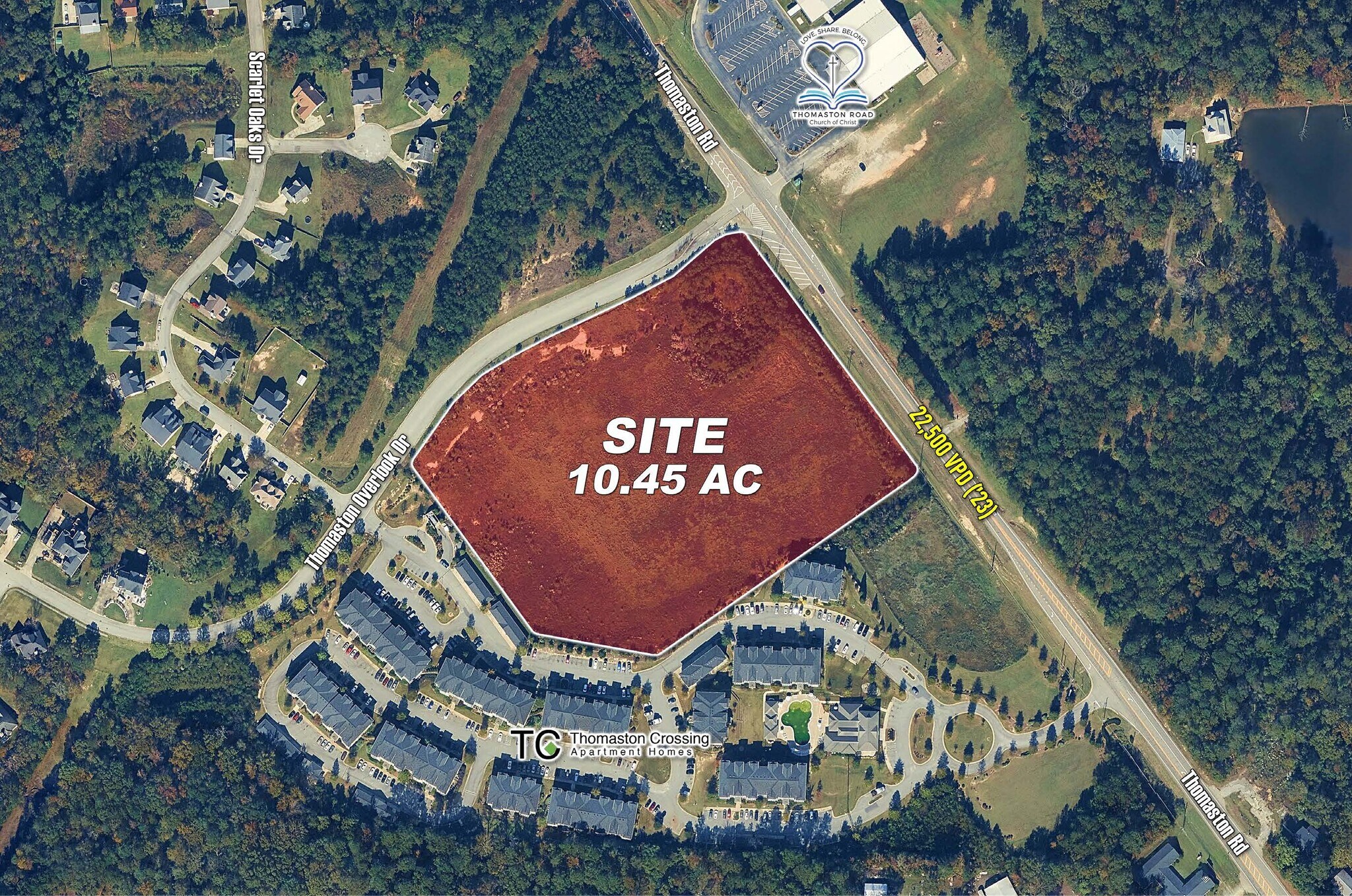 5790 Thomaston Rd, Macon-Bibb, GA à vendre Aérien– Image 1 sur 5