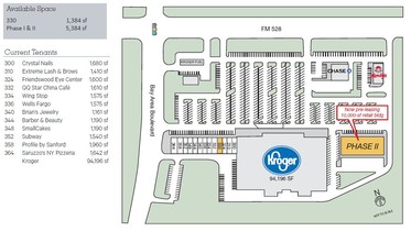 3125-3141 FM-528, Webster, TX à louer Plan de site– Image 1 sur 1