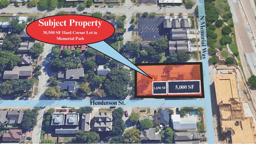 2020 N Memorial Way, Houston, TX à vendre - Aérien – Image 1 sur 14