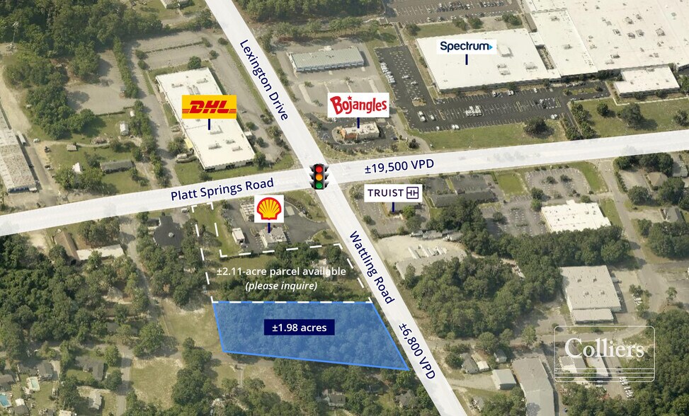 Wattling Road Rd, West Columbia, SC à vendre - Aérien – Image 3 sur 3